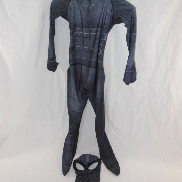 Spider-Man Bodysuit Mask Costume XXL Zentai Cosplay Halloween Black - Picture 1 of 8